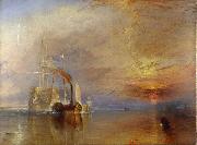 J.M.W. Turner The  Fighting Temeraire Tugged to het last berth to be Broken Up (mk09) china oil painting artist